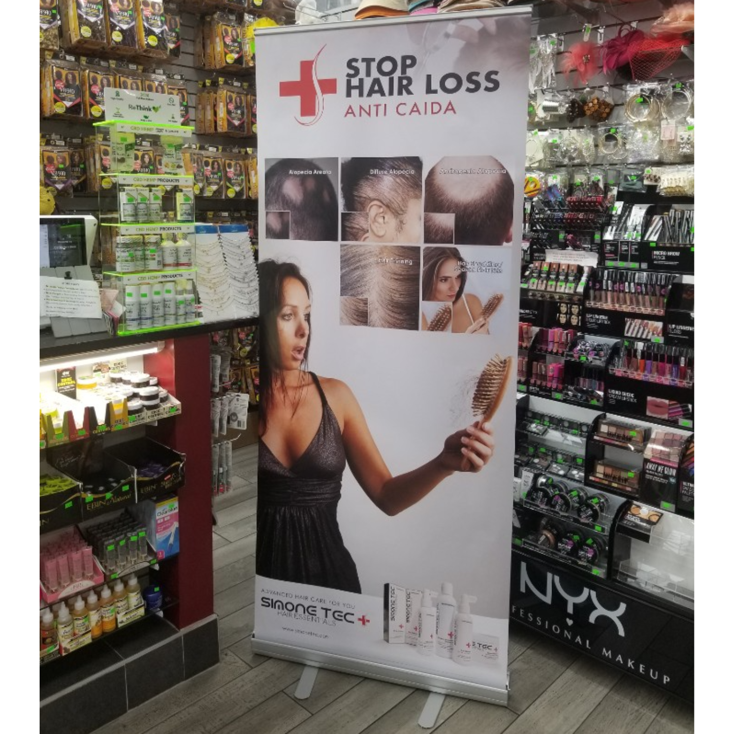 Simone Tec Stand Banner A-2